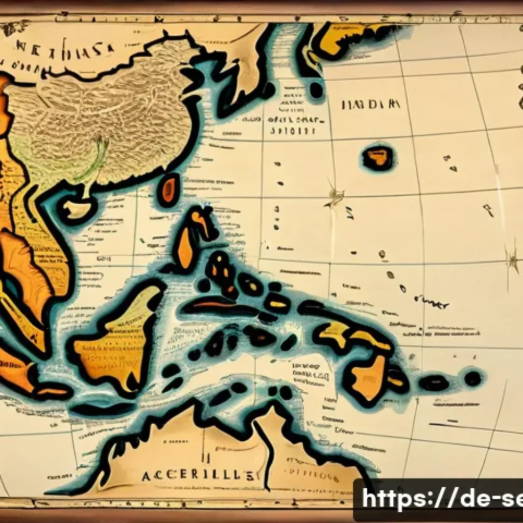 세이셸 영국 프랑스 간 영토 분쟁 - A detailed historical map-style illustration depicting the Indian Ocean region during the 18th and 1...